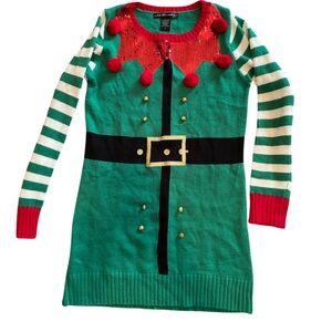 United States Sweaters ugly Christmas sweater dress S